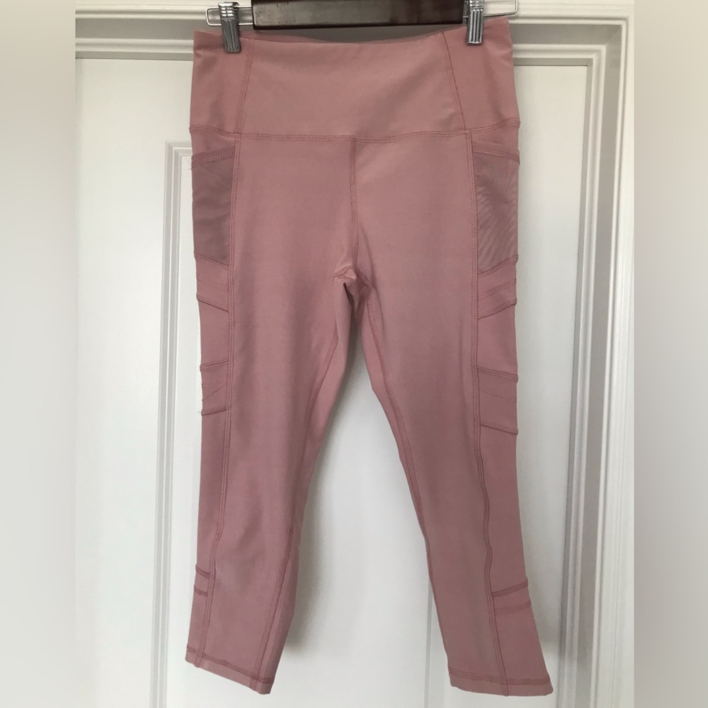 Ballerina Pink Cropped Leggings Tights Women’s M